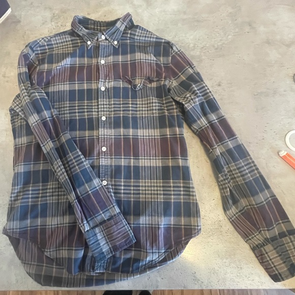 plaid button up shirt from club monaco - Picture 1 of 2